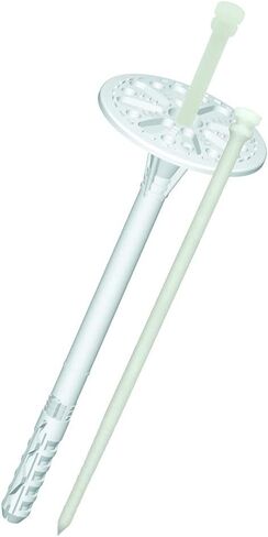 LTX Universal Insulator Fixing Dowel Diameter 10 x 110 mm Hammer with Nylon Nail Short Expansion Area, Plastic Hitting Dowels Pack of 200 in Saudi Arabia