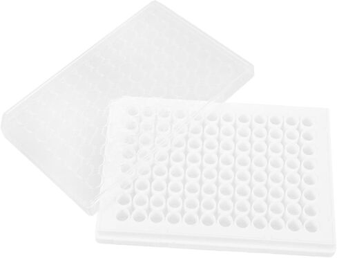 Cabilock 96 Hololes Lab Tissue Plate Wells Cells Plate for Lab Plastic Cell Rack in Saudi Arabia