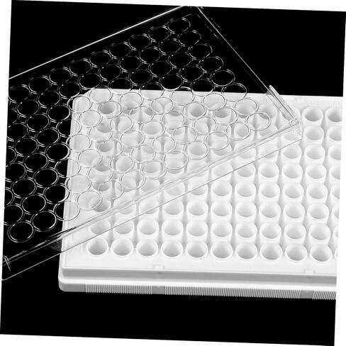 Cabilock 96 Hololes Lab Tissue Plate Wells Cells Plate for Lab Plastic Cell Rack in Saudi Arabia