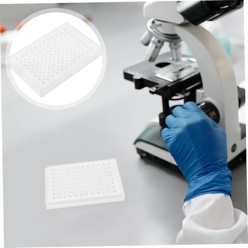Cabilock 96 Hololes Lab Tissue Plate Wells Cells Plate for Lab Plastic Cell Rack in Saudi Arabia