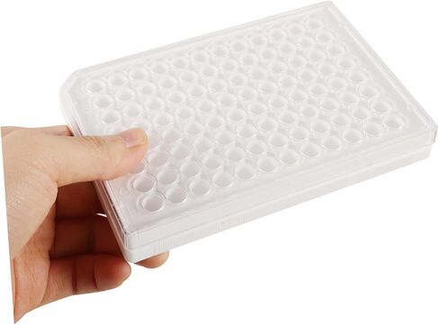 Cabilock 96 Hololes Lab Tissue Plate Wells Cells Plate for Lab Plastic Cell Rack in Saudi Arabia