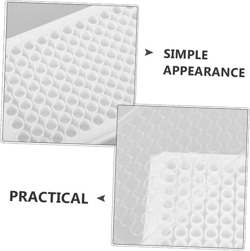 Cabilock 96 Hololes Lab Tissue Plate Wells Cells Plate for Lab Plastic Cell Rack in Saudi Arabia