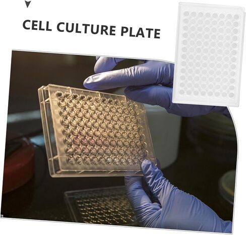 Cabilock 96 Hololes Lab Tissue Plate Wells Cells Plate for Lab Plastic Cell Rack in Saudi Arabia