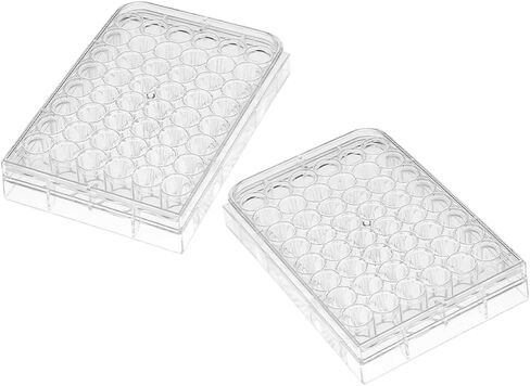 Cabilock 2pcs Multi-Functional Lab Equipment Plate Cell Culture Tray Lid Efficient Experimental Performance Save in Saudi Arabia