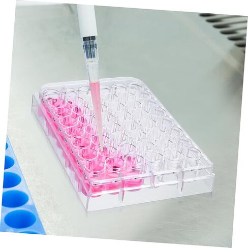 Cabilock 2pcs Multi-Functional Lab Equipment Plate Cell Culture Tray Lid Efficient Experimental Performance Save in Saudi Arabia