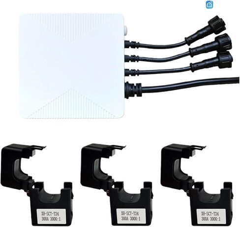 3 مرحلة ثنائية الاتجاه WiFi Energy KWH Meter 80A 300A شاشة تطبيق المشبك الطاقة وتسجيل استهلاك الطاقة (300A CT) in Saudi Arabia