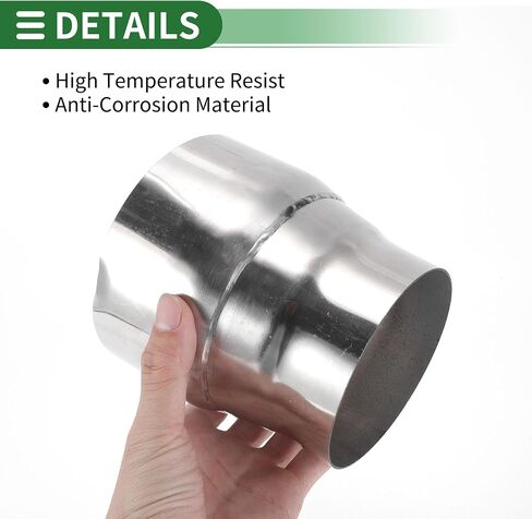 Motoforti 2.25 "OD to 2.75" OD MAIDREL MADERING ADAPTER محول أنابيب أنابيب أنابيب أنابيب أنابيب أنابيب مركزة 5INCH in Saudi Arabia