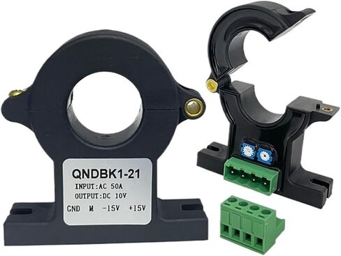 Hall Current Sensor QNDBK1-21 AC 30A 50A 100A 200A 300A 400A / 4~20mA 10V 5V Hall Current Transducer Split Current Transmitter(AC 30A) in Saudi Arabia