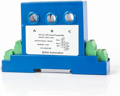 AC5A 1A 2A 3A 5A 10A Three-Phase AC Current Transmitter to 4-20mA 0-10V Output Sensor Transmitter(Output RS485_DC24V) in Kuwait