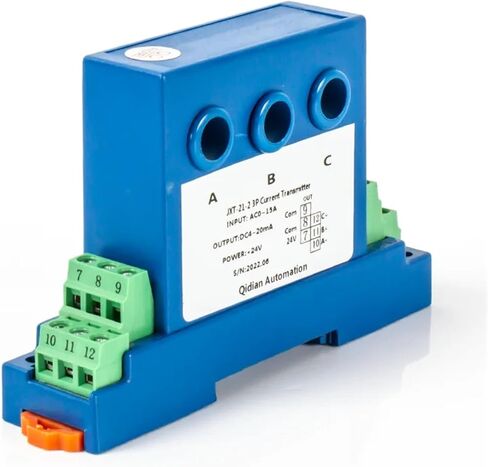 AC5A 1A 2A 3A 5A 10A Three-Phase AC Current Transmitter to 4-20mA 0-10V Output Sensor Transmitter(Output RS485_DC24V) in Kuwait