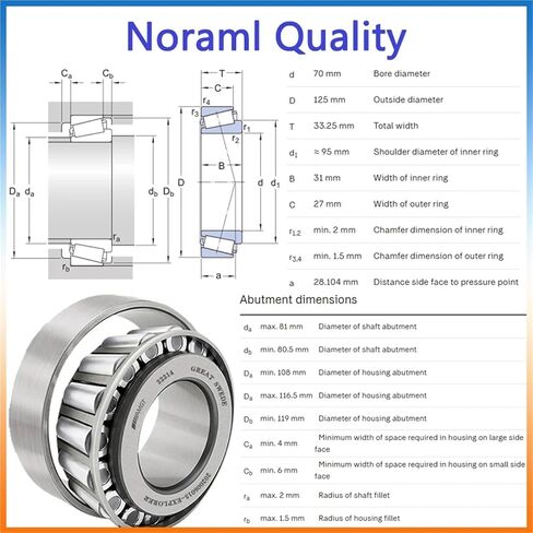 1Pcs Bearing 32214 30216 33017 33114 Tapering Bearing(30216) in Kuwait