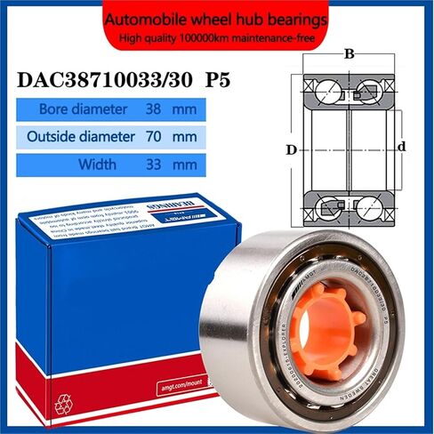 1Pcs Wheel Hub Bearing DAC38710033/30 94-99 96-03 90369-38006 DAC3871W-2CS70(DAC38710033-30 P5) in Saudi Arabia