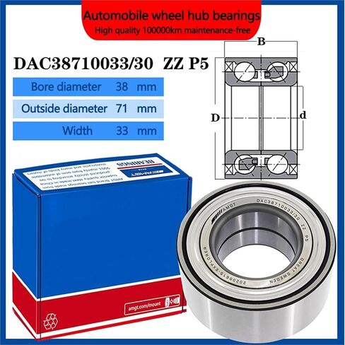 1Pcs Wheel Hub Bearing DAC38710033/30 94-99 96-03 90369-38006 DAC3871W-2CS70(DAC38710033-30 P5) in Saudi Arabia
