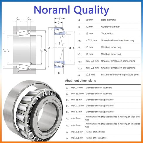 1Pcs Bearing 30202 30203 30302 32004X Tapering Bearing(30202P5) in Kuwait