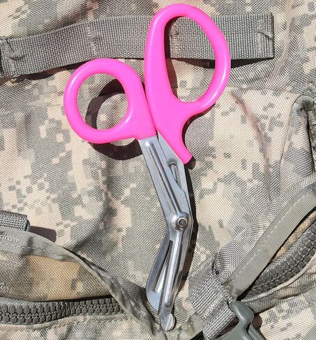الجراحة عبر الإنترنت الشاقة على الطراز العسكري الصدمة EMT مقصات متعددة القوس قوس قزح مقص ضمادة - مثالية للمسعفين ، EMTS ، الممرضات ، طلاب الطب (الأرجواني) in Kuwait