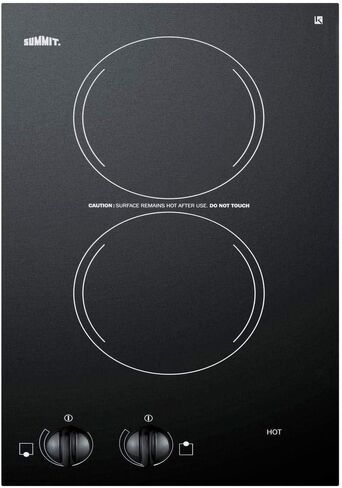 Summit CR2110 115V Electric Cooktop with 2 Burners, 12-Inch in Saudi Arabia