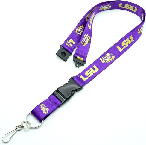 Pro Specialities Group LSU Tigers Lanyard Team ، CLC College Football/Basketball NCAA Louisiana State Gifts and Cerchandise in Saudi Arabia