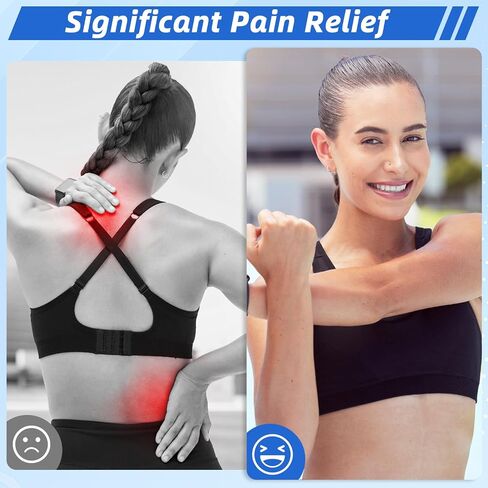 آلة علاج الصدمة ، آلة علاج الصدمات خارج الجسم ، مدلك العضلات العميقة الصدمة لتخفيف الآلام مريح （أبيض） in Saudi Arabia