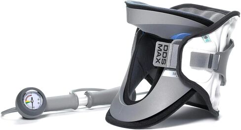DDS ، Inc. Max Grad Twlar Reck Brace لتقليل الانزعاج ، وأجهزة إزالة الضغط على الرقبة للأعصاب المقرصنة ، ونقالة ، ودعم هواء ، ومحاذاة للعمود الفقري الرحم (13 "-16.5") in Saudi Arabia