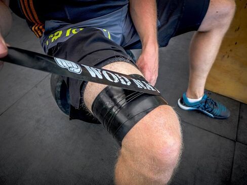 WOD Nation Muscle Floss Bands Band for Tack and Flossing Proots Muscles وزيادة التنقل: يشمل نطاق التمدد حالة حمل in Kuwait