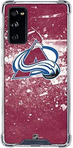 Skinit Clear Phone Case متوافق مع Galaxy S20 Fe - تصميم NHL Colorado Avalanche مرخص رسميًا in Saudi Arabia