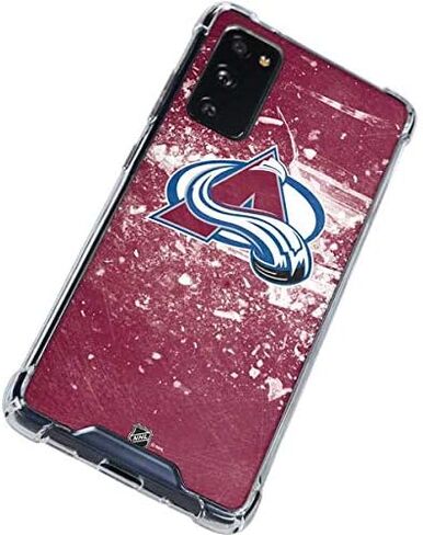 Skinit Clear Phone Case متوافق مع Galaxy S20 Fe - تصميم NHL Colorado Avalanche مرخص رسميًا in Saudi Arabia