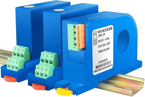 0-100A DC Transmitter Transmitter AC Current Sensitter 4-20MA 0-10V RS485 22MM 300A 200A 400A AC/DC المحول الحالي (المدخلات DC0-30A ، DC12V_OUTPUT 0-5V) in Saudi Arabia