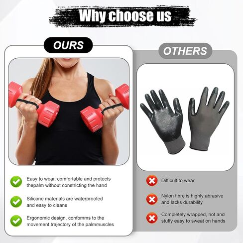 Weight Lifting Grips for Men and Women – Ergonomic Silicone Grip Weight Grip for Pull-Ups,Barbells,and Gym Training,Non-Slip Weight Lifting Grips in Saudi Arabia