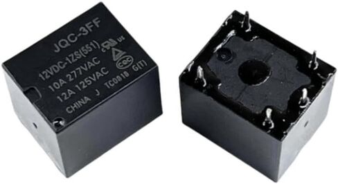 (5pcs) الترحيل الكهرومغناطيسي JQC-3FF 5VDC-1ZS 5V JQC-3FF 12VDC-1ZS 12V 10A JQC-3FF 24VDC-1ZS 5-PIN RELAY (JQC-3FF 12VDC-1ZS) in Saudi Arabia