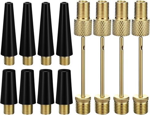 16pcs Needles for Ball Pump,Portable Ball Pump Needle,Threaded Bike Pumps Needle, Bike Tire Adapter, for Football, Tire, Basketball, Volleyball, Swimming Ring, Balloon in Saudi Arabia
