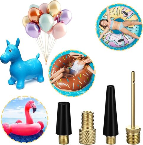 16pcs Needles for Ball Pump,Portable Ball Pump Needle,Threaded Bike Pumps Needle, Bike Tire Adapter, for Football, Tire, Basketball, Volleyball, Swimming Ring, Balloon in Saudi Arabia