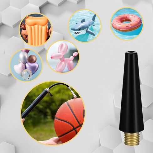 16pcs Needles for Ball Pump,Portable Ball Pump Needle,Threaded Bike Pumps Needle, Bike Tire Adapter, for Football, Tire, Basketball, Volleyball, Swimming Ring, Balloon in Saudi Arabia