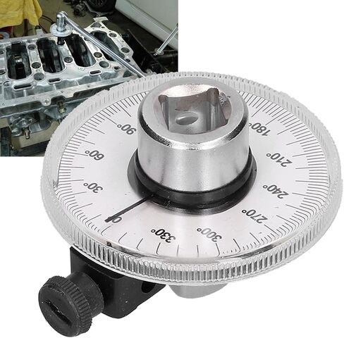Torques Angle Gauge, Universal 1/2in Drive Wrench 360° Rotation Torques Angle Tester Meter Measuring Tool for Car Garage in Saudi Arabia