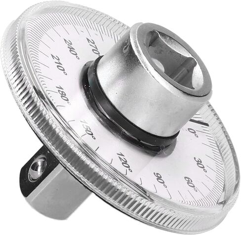 Torques Angle Gauge, Universal 1/2in Drive Wrench 360° Rotation Torques Angle Tester Meter Measuring Tool for Car Garage in Saudi Arabia
