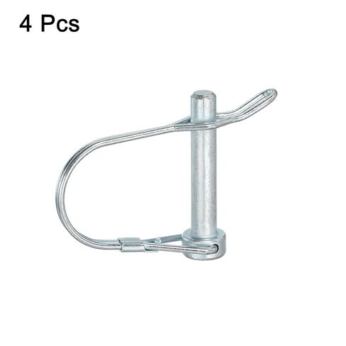 UXCELL 10pcs 5/16 "دبوس مقرن DIA Trailer ، 1-3/4" قفل عمود دبوس مقرن طويل ، دبوس PTO المستدير لمقاطع مزرعة عربات العشب والحديقة in Saudi Arabia
