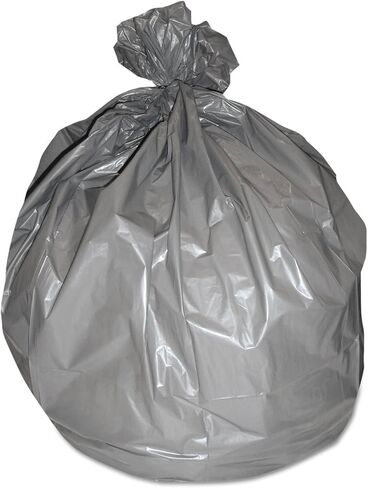 Jaguar Plastics 3339GREY Low-Density Can Liner 33 x 39 33-Gallon 1.1 Mil Gray 100/Case in Saudi Arabia