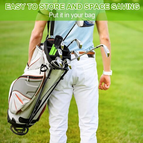 Soulchen 6 Pack Golf Malignment عصي 48 بوصة قضبان محاذاة قابلة للطي قضبان ممارسة الجولف المساعدات التدريبية للاستهلاك وضع العصي التدريب الجولف مع قضية أنبوب واضحة لسهولة حملها in Kuwait