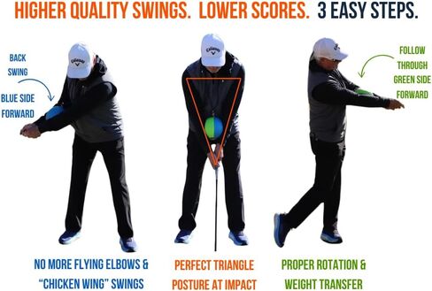 مساعدة تدريب الجولف النهائية الجديدة والمحسّنة على براءة اختراع ، أداة ممارسة التأرجح مع الحبل ، مدرب جولف جولف ، للراحة والمتانة الفائقة in Kuwait