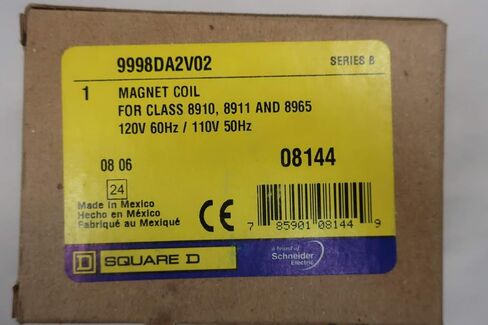 SQUARE D 9998DA2V02 CONTACTOR Coil 120V-AC D654321 in Saudi Arabia
