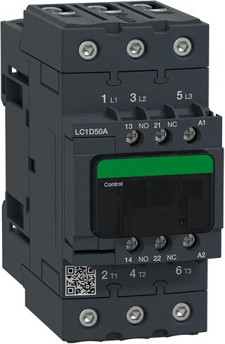 LC1D50A LC1D50AQ7 LC1D50AQ7C D contactor - 3P(3 NO) - AC-3 - = 440 V 50 A - 380 V AC 50/60 Hz Coil in Saudi Arabia