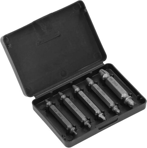 أداة إزالة المسمار Double Aramox Double Head مع مربع ، فولاذ عالي السرعة ، مجموعة متعددة الاستخدامات 5pcs لعشاق DIY in Saudi Arabia