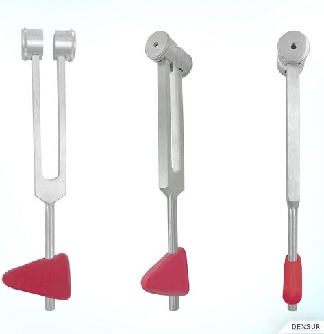 Medical Grade Reflex Hammer Tuning Fork Combo Aluminum Alloy, One 2 IN 1, 256 Hz Tuning Fork With Taylor Hammer in Saudi Arabia