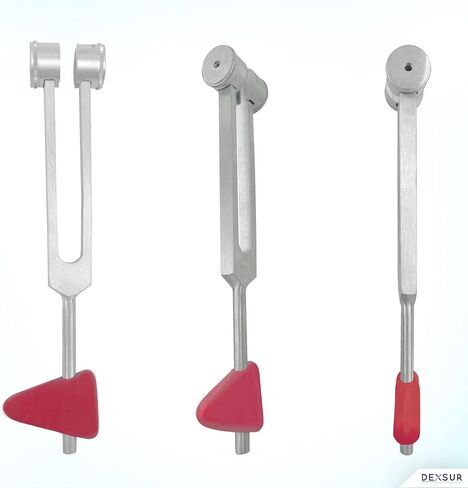 Medical Grade Reflex Hammer Tuning Fork Combo Aluminum Alloy, One 2 IN 1, 256 Hz Tuning Fork With Taylor Hammer in Saudi Arabia
