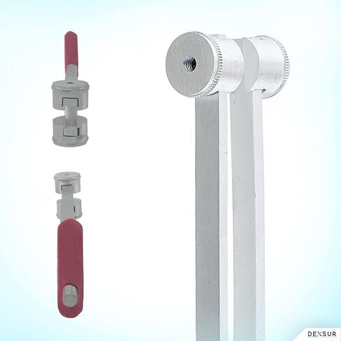 Medical Grade Reflex Hammer Tuning Fork Combo Aluminum Alloy, One 2 IN 1, 256 Hz Tuning Fork With Taylor Hammer in Saudi Arabia