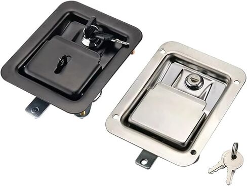 304 Stainless Steel Or Iron Generator Set Equipment Door Lock Panel Three-Point Linkage 1Pcs(304SUS No Padlock) in Saudi Arabia