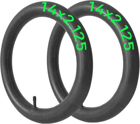 2-Pcs 14x2.125 Bike Tube for Electric Bike, 14x2.125 Inner Tube 14 x 2.125 Inner Tube 14 inch Bike Tube 14x1.75 14x1.95, Schrader Valve in Saudi Arabia