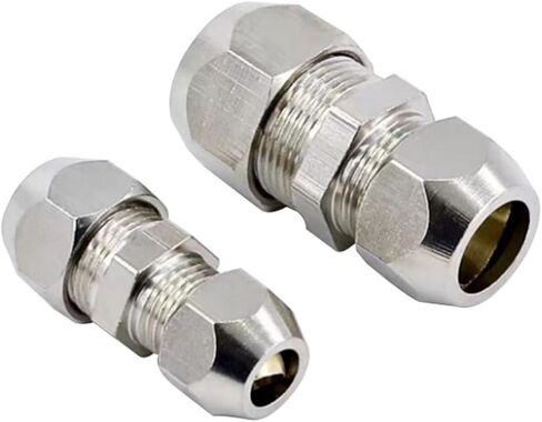 1pcs تركيبات الأنبوب الهوائي 4 6 8 10 12 14 16 مم من النحاس النحاس النحاس الزيت غاز الماء الذي يتوافق مع نوع T-type من النوع L-type (PE ، 4 مم) in Saudi Arabia