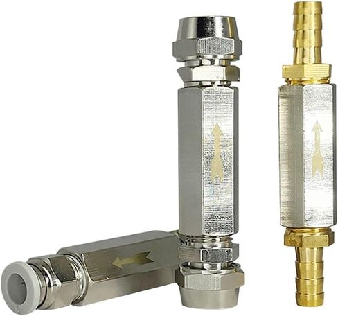 1PSC Pneumatic Check Valve Connector 6mm 8mm 10mm 12mm Air Hose Gas One Way Valve 1/8" 1/4" 3/8" 1/2" Compressor Pipe Fitting Adapter(CV-01) in Saudi Arabia
