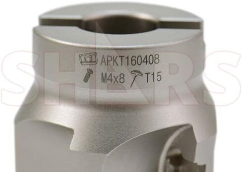 Shars 2 "90 درجة فهرسة قاطع مطحنة 5 الناي من أجل APKT 1604 إدراج 404-1867W P [ in Saudi Arabia