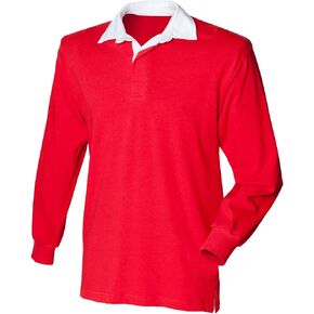 Front Row Big Boys' Long Sleeve Plain Rugby Shirt in Saudi Arabia